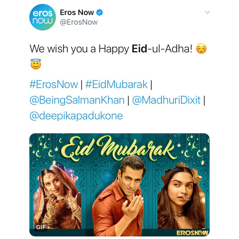 ErosNow gets into a mess with provocative social media posts