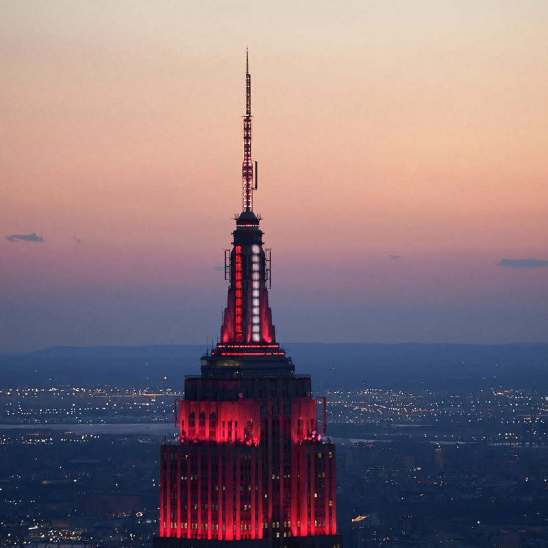 EMPIRE STATE BUILDING LAUNCHES #HEROESSHINEBRIGHT CAMPAIGN TO THANK FIRST RESPONDERS