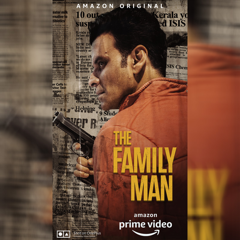 Prime Video releases first look of new Amazon Original Series, The Family Man, shot on OnePlus