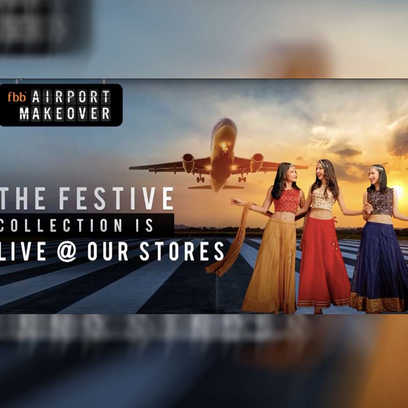 fbb launches its festive collection at Mumbai Airport