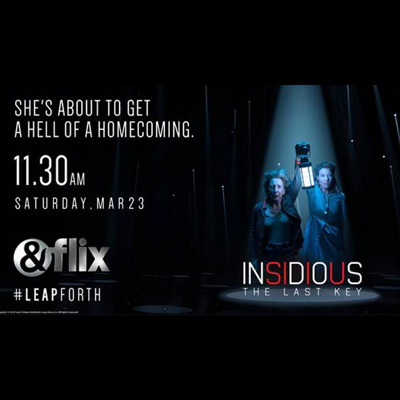 Watch the hair-raising sequel ‘Insidious: The Last Key’ this Saturday only on &flix!