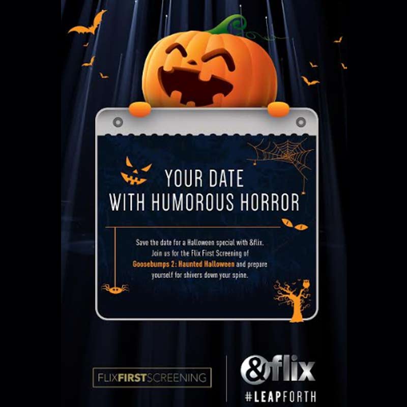 FLIX FIRST SCREENING: &flix makes October spookier with the multi-city theatrical premiere of Goosebumps 2: Haunted Halloween