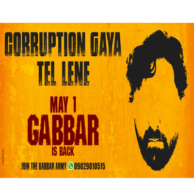 Viacom18 launches mega teaser campaign for ‘Gabbar Is Back’