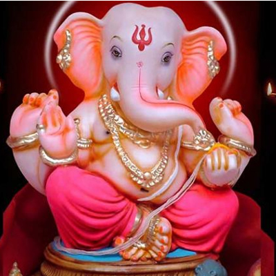 Bringing home Lord Ganesha