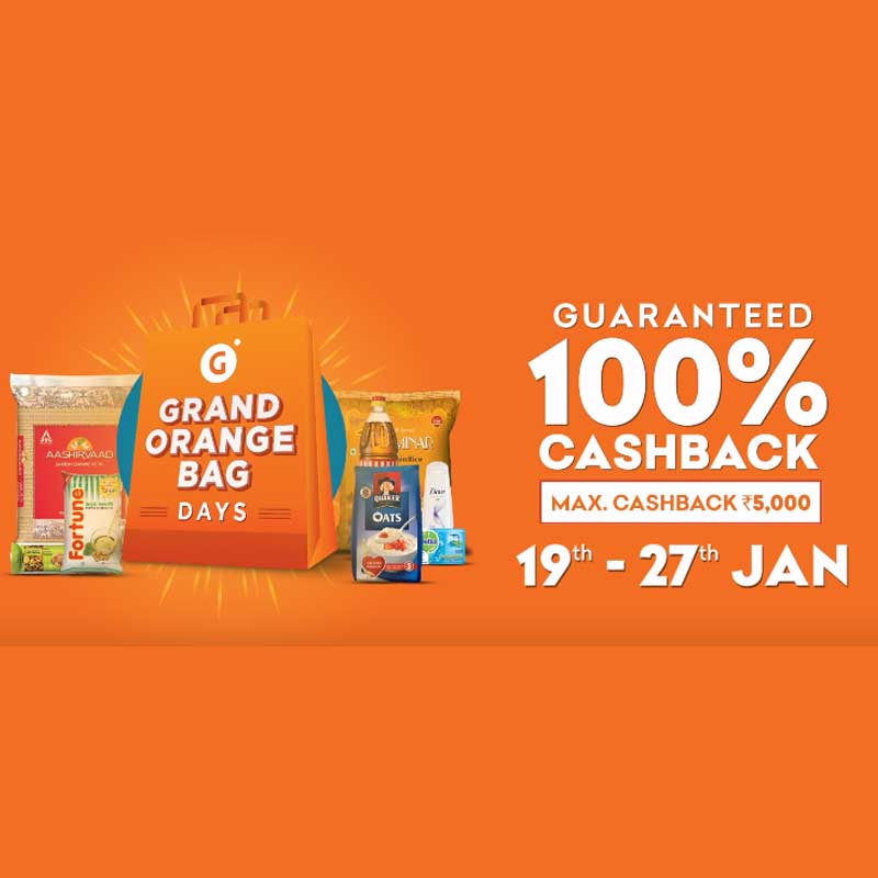 Grofers buckles up India for the Grand Orange Bag Days