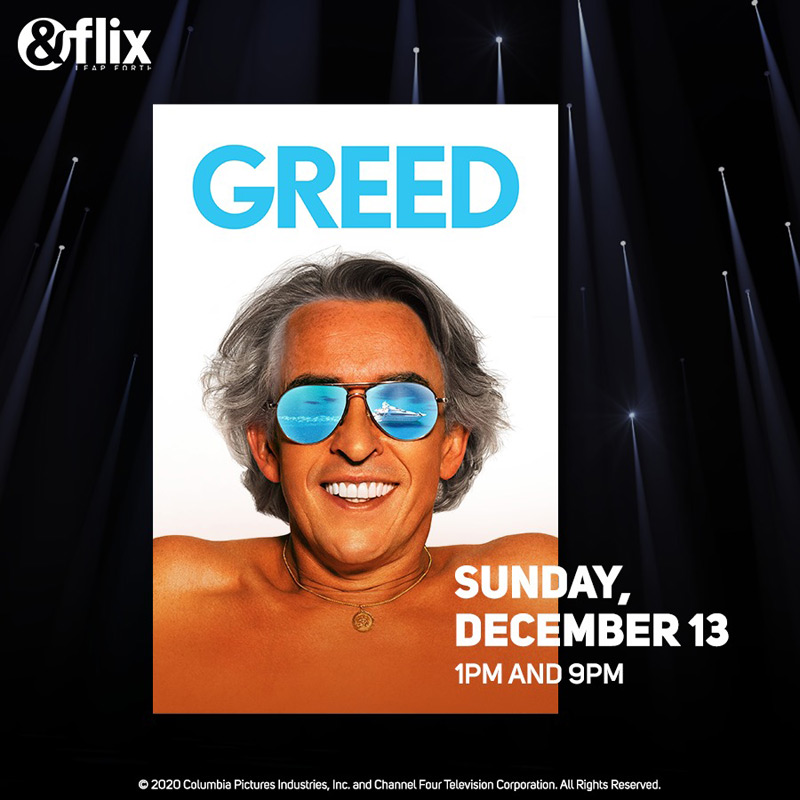 &flix Presents the flix first premiere of the satirical comedy ‘Greed’