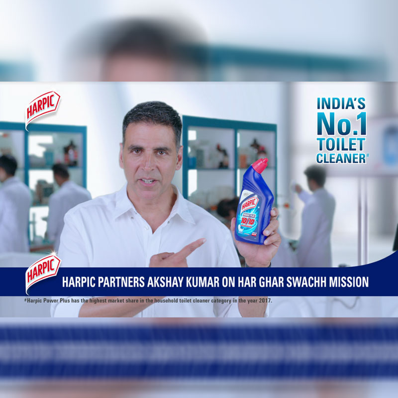 Akshay Kumar joins Harpic as brand ambassador
