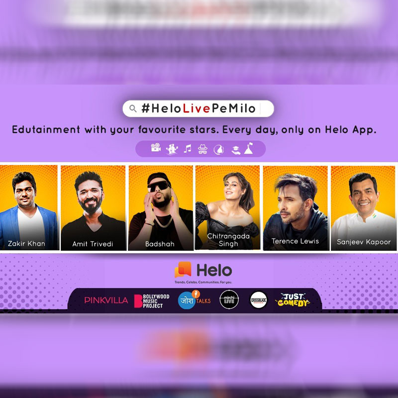 Helo announces in-app edutainment property “HeloLivePeMilo”