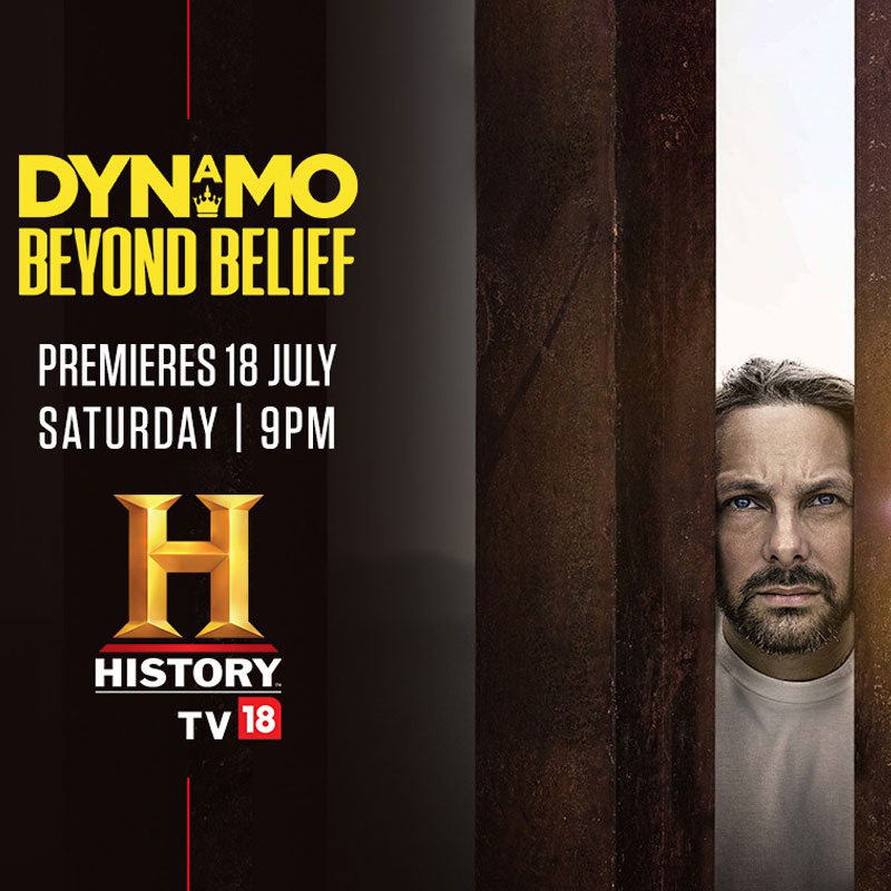 ‘Dynamo: Beyond Belief’ premiering in India on HistoryTV18