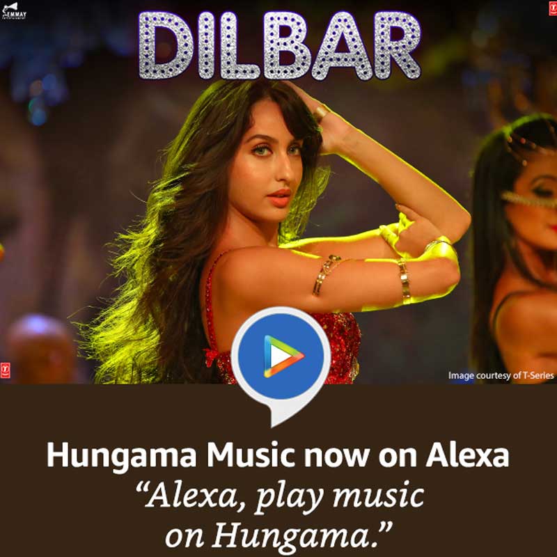 Hungama Music now streaming on Alexa