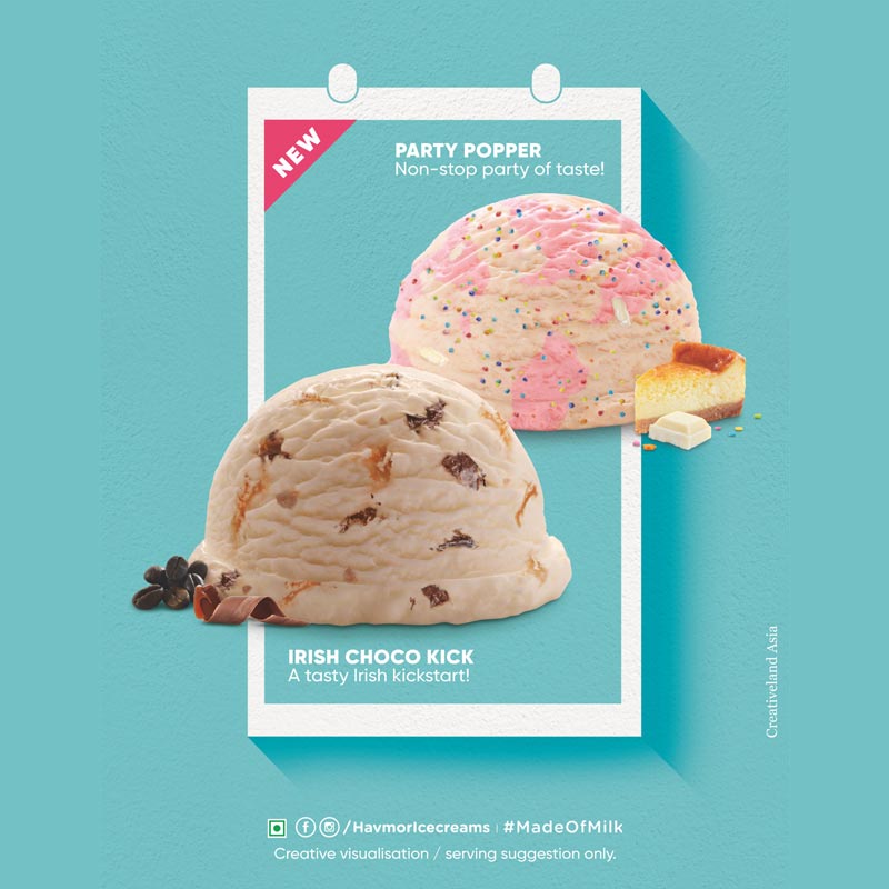 Havmor introduces Irish Whiskey Flavour & Party Poppers ice creams as Flavours of the Month