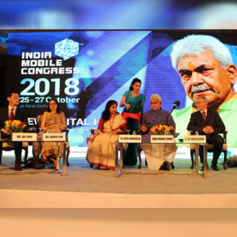 Hon’ble Telecom Minister, Shri Manoj Sinha, inaugurates the India Mobile Congress 2018