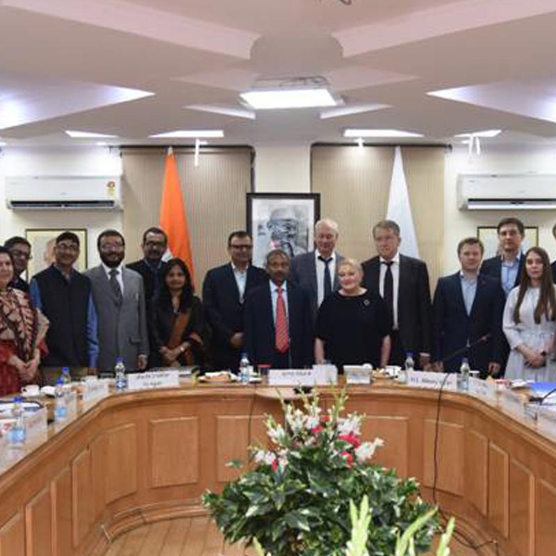 Russian delegation visits I&B ministry to discuss cooperation in the sphere of media