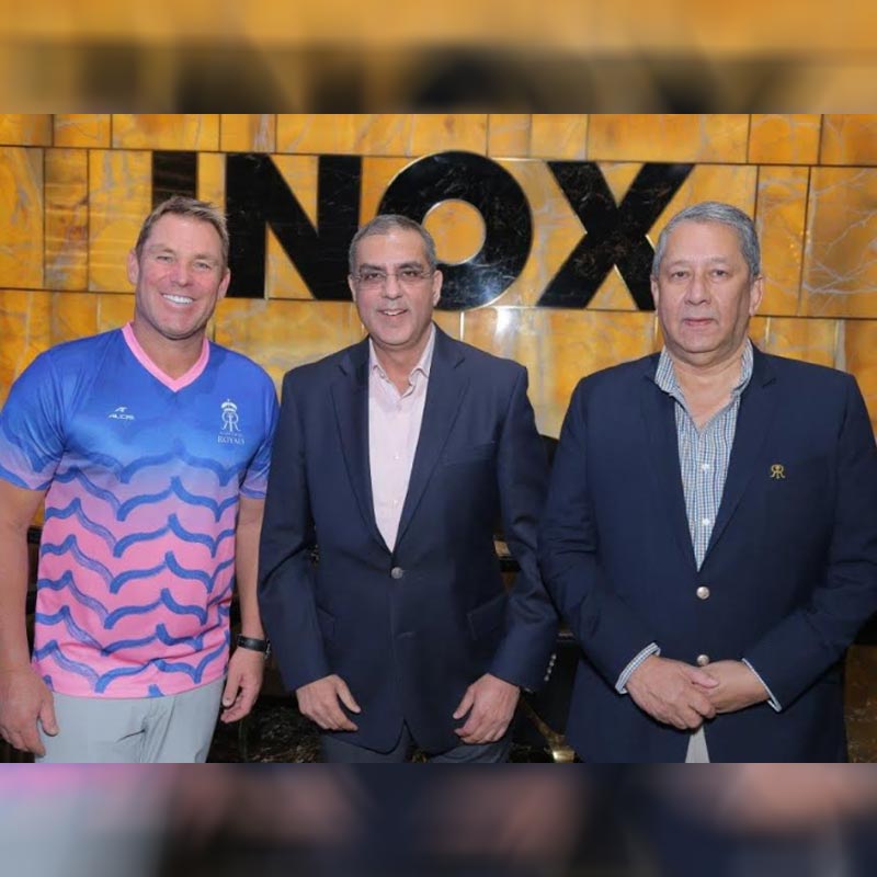 INOX becomes the official partner of Rajasthan Royals