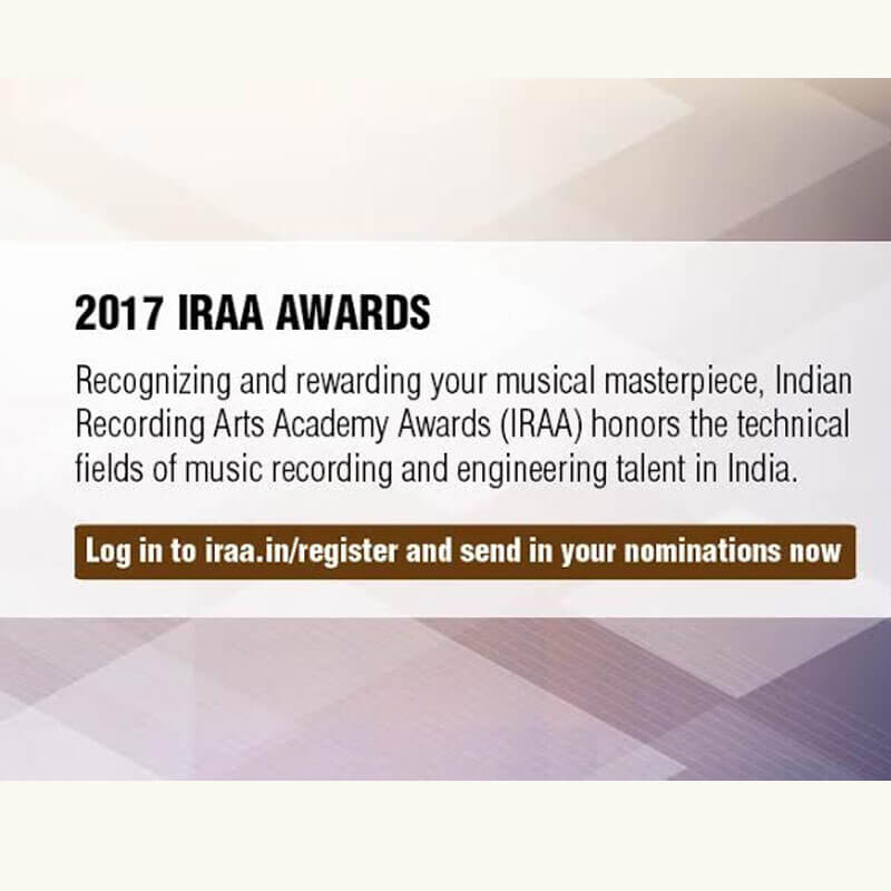 IRAA Awards starts accepting  nominations