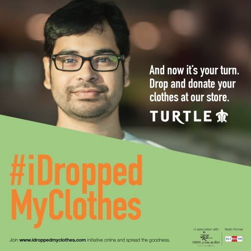 Turtle launches social campaign #idroppedmyclothes