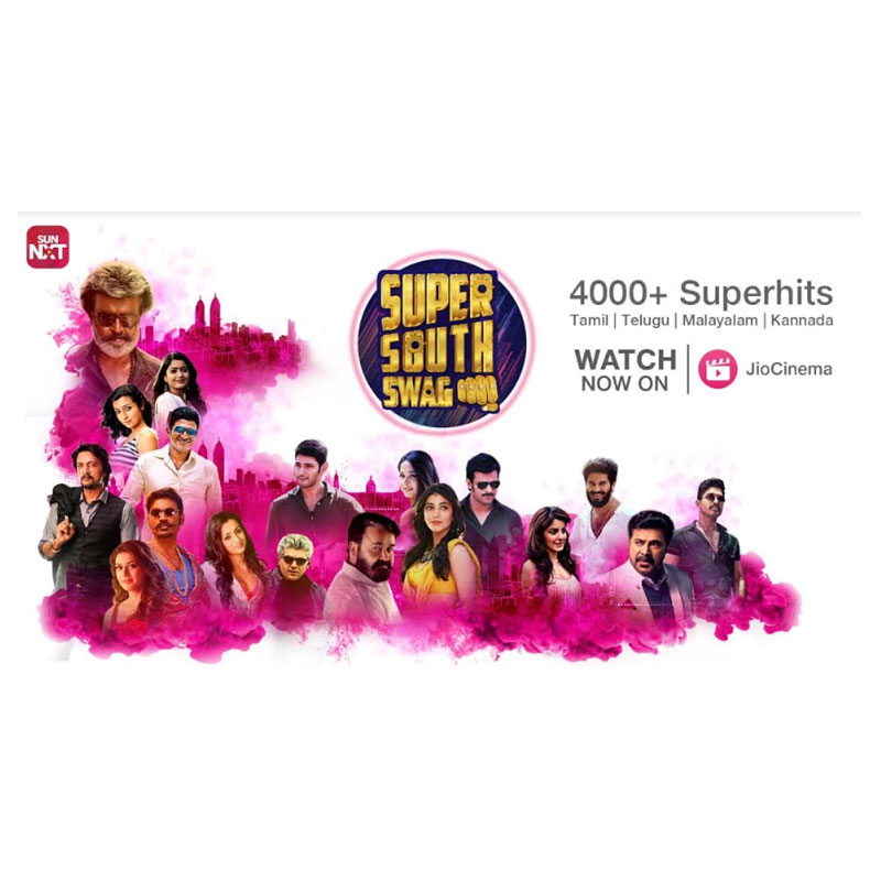 Jiocinema to bring Sun NXT’s South Indian blockbuster catalogue to Jio users