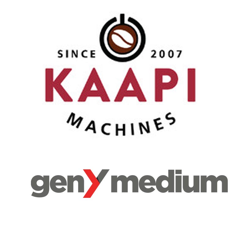 GenY Medium is now the digital partner for Kaapi Machines