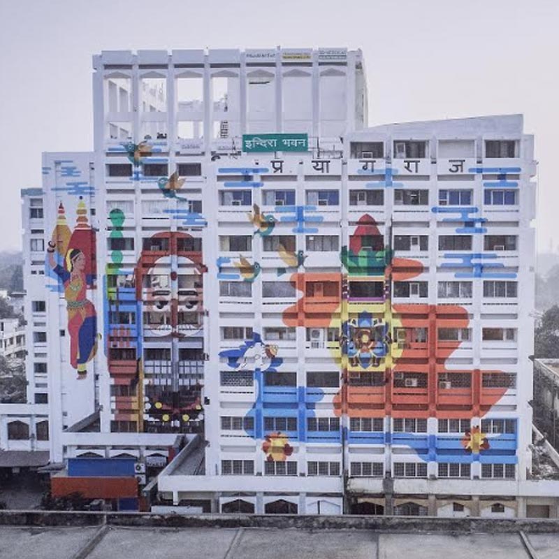 Kansai Nerolac transforms Indira Bhavan as a tribute to the legacy of Maha Kumbh