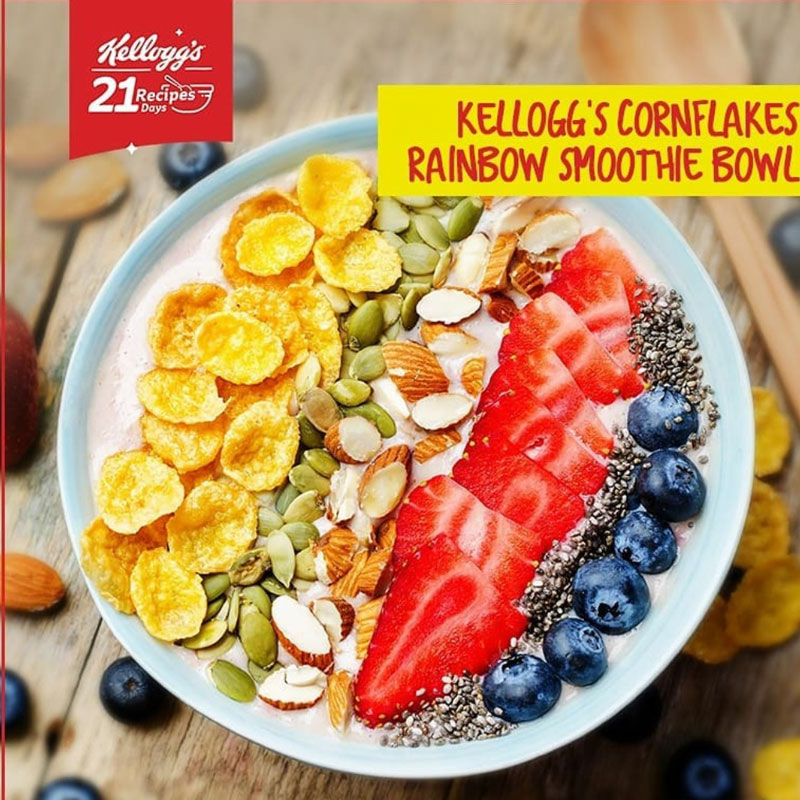 Kellogg’s brings delicious twist to the breakfast table with 21 lip-smacking recipes for 21-stay-at-home days