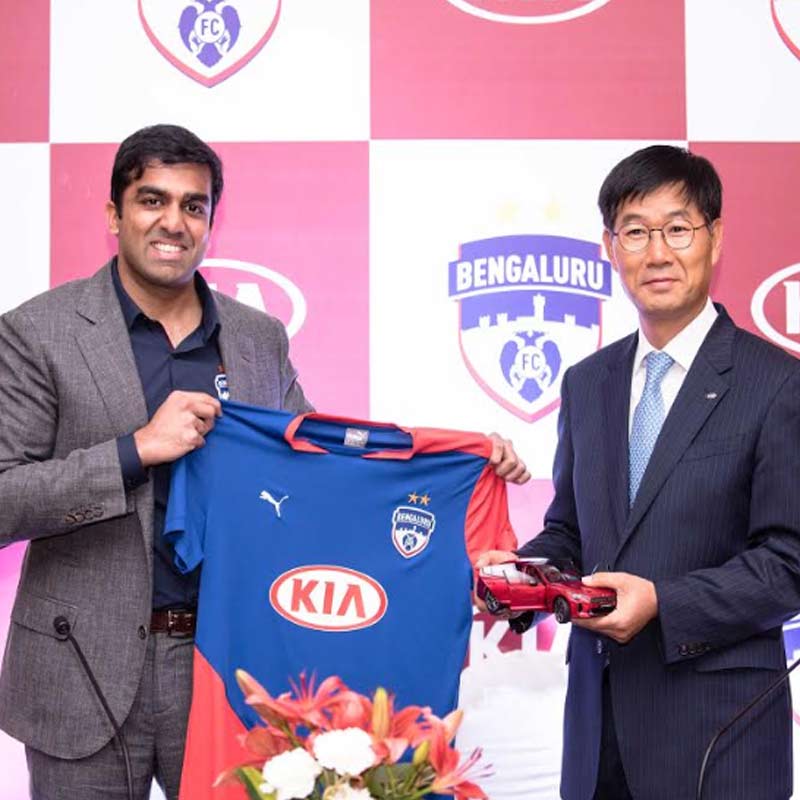 Kia Motors India signs four-year partnership with Bengaluru Football Club