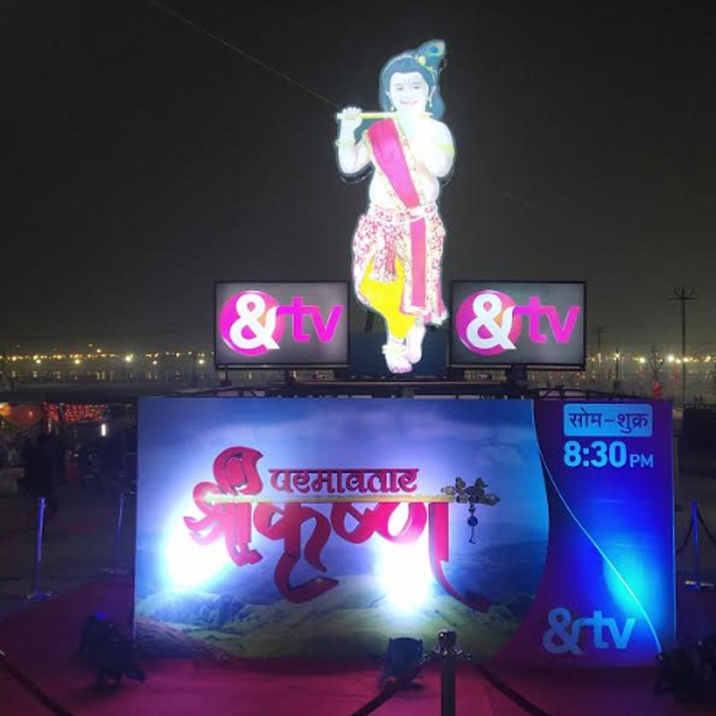 &TV’s Paramavatar Shri Krishna stands tall at Kumbh Mela 2019