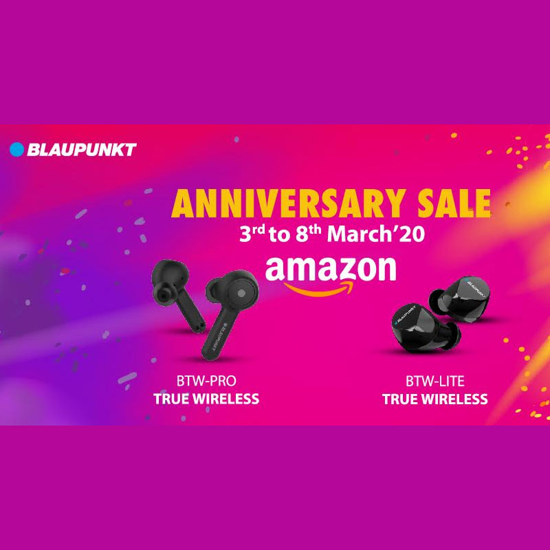 Blaupunkt announces anniversary sale, offering the best buy discounts on Amazon