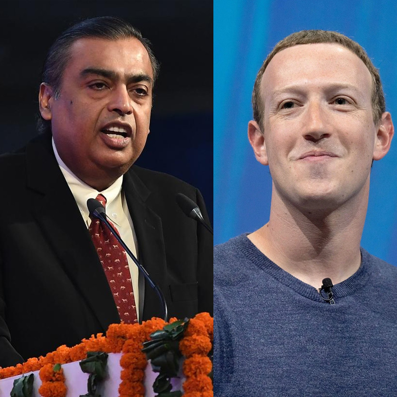 Facebook takes 9.9% stake in Reliance Jio, to invest Rs 43,574 cr