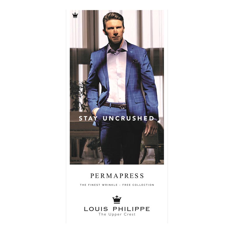 Louis Philippe unveils Permapress collection with new brand campaign ‘Stay Uncrushed’