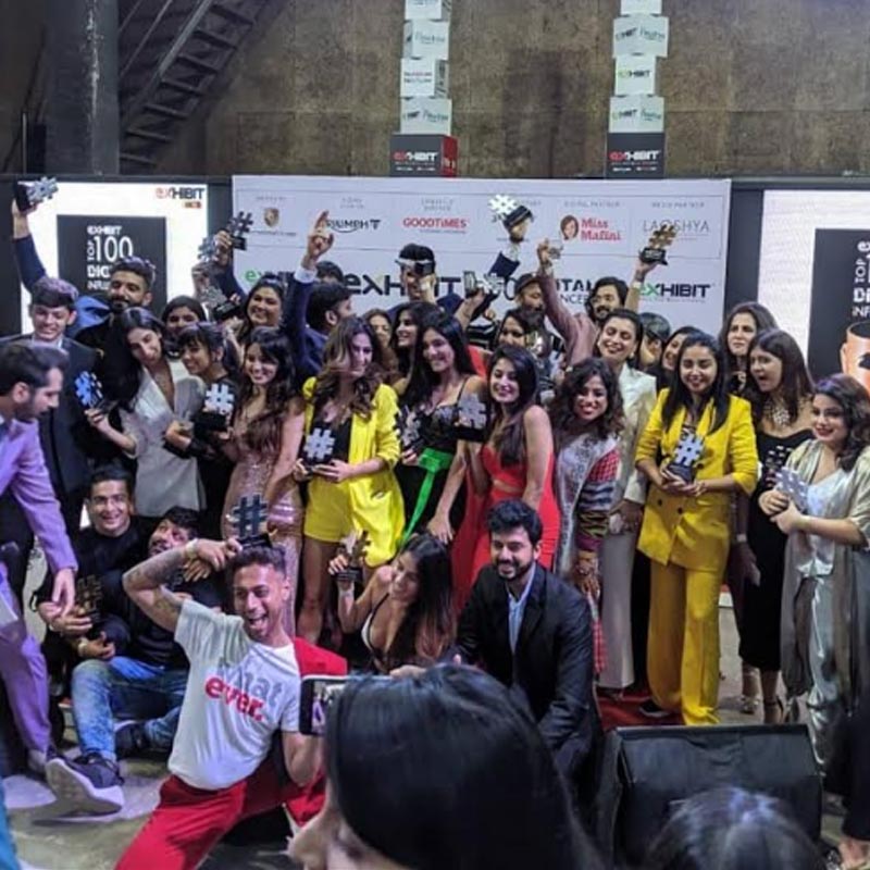 Malini Agarwal wins “ Woman Influencer of the Year“ at Exhibit’s inaugural edition of the Top 100 Digital Influencers