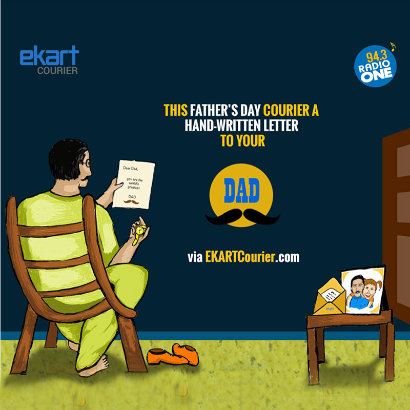 EKart to deliver Father’s Day  hand-written letters