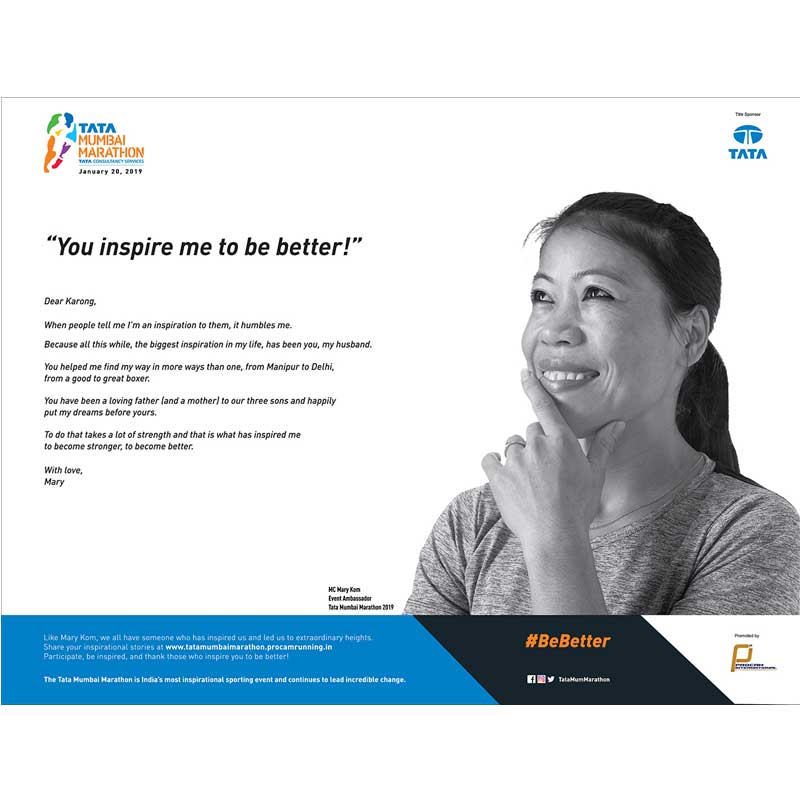 Tata Mumbai Marathon launches ‘Inspire to be Better’ campaign