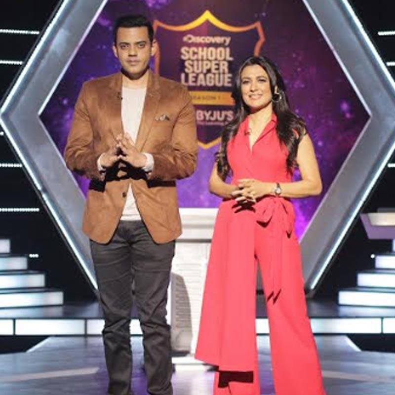 Mini Mathur and Cyrus Sahukar re-unite after 4 years to host Discovery SCHOOL SUPER LEAGUE (DSSL) POWERED BY BYJU’S- The Learning App