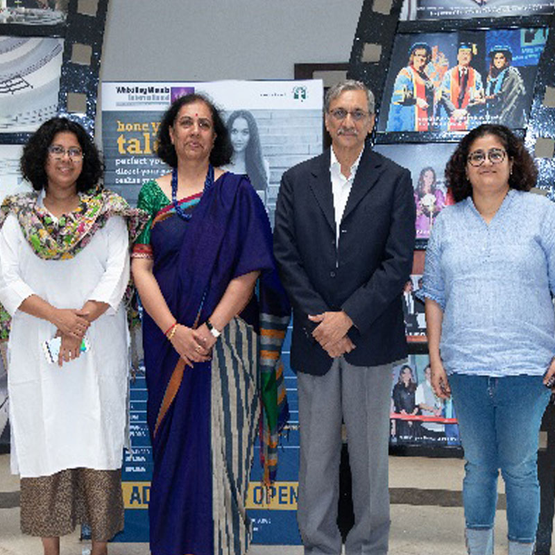 Advertising Maverick, mr. Niteen Bhagwat conducted an engrossing masterclass for the students of school of media & communication at whistling woods international
