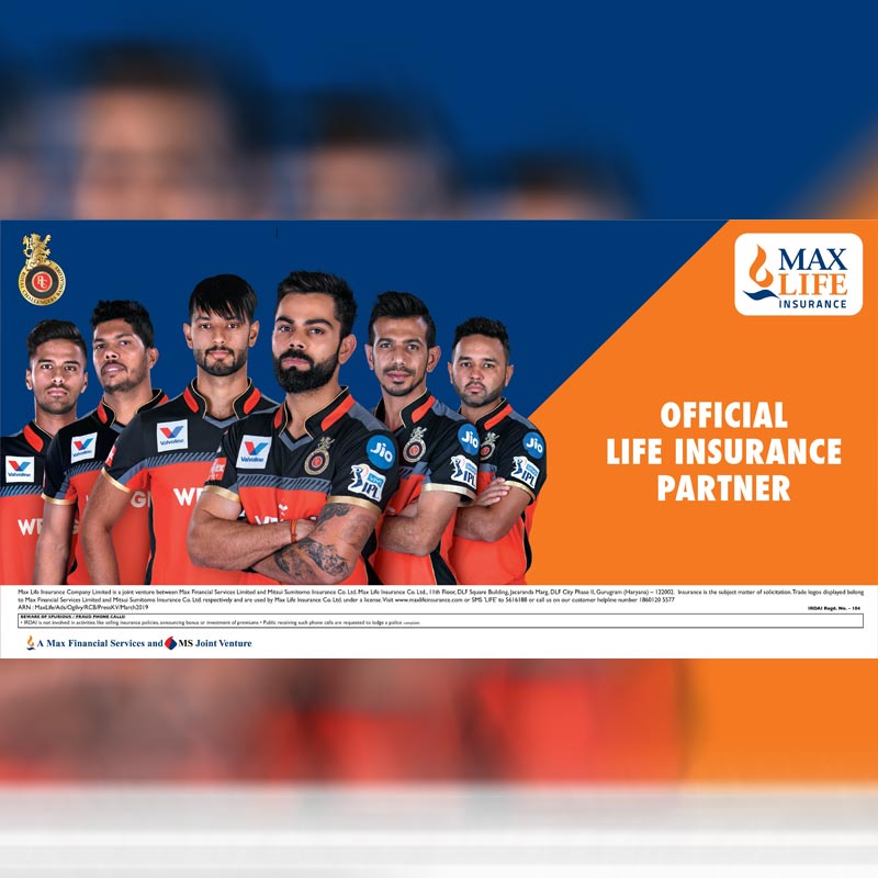 Max Life Insurance announces partnership with Royal Challengers Bangalore