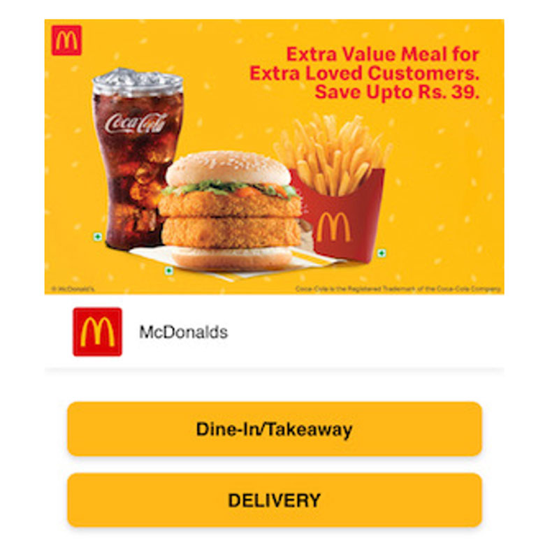 Now just say ‘Hi’ on WhatsApp to order your favourite food from McDonald’s!