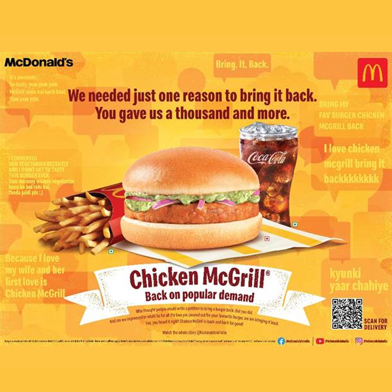 #McGrillisBack: Iconic burger returns after online petition