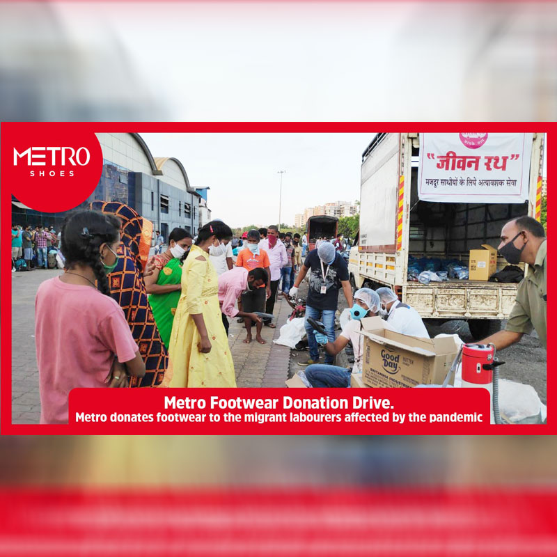 Metro Shoes provides relief to workers by donating footwear