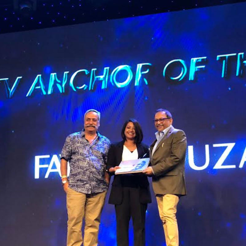 Mirror NOW’s Faye D’Souza receives prestigious ‘IAA News Anchor of the Year’ Award