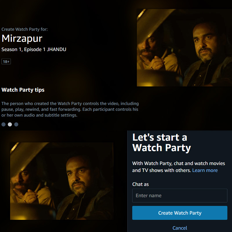 Amazon Prime Video brings ‘Watch Party’ feature to India