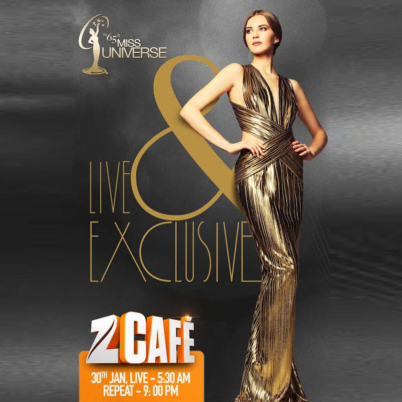 Miss Universe 2016 to air on Zee Café live from Philippines