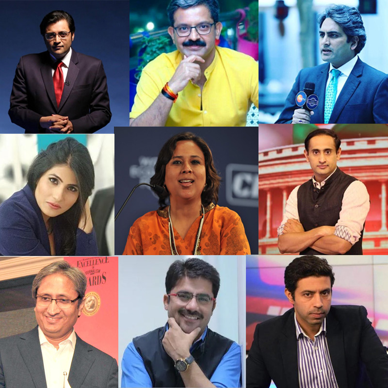 Top 12 news anchors who stood out during Covid2019