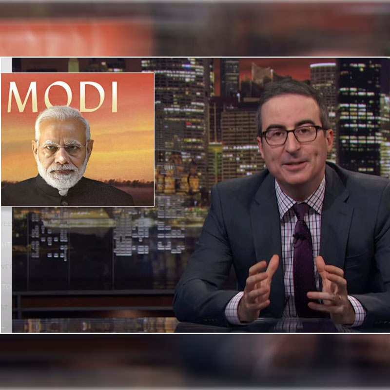John Oliver talks about India and Modi on Last Week Tonight