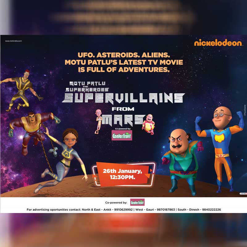 Celebrate Republic Day with Motu Patlu’s 18th made-for-television movie – ‘Motu Patlu the Superheroes – Super Villains from Mars’