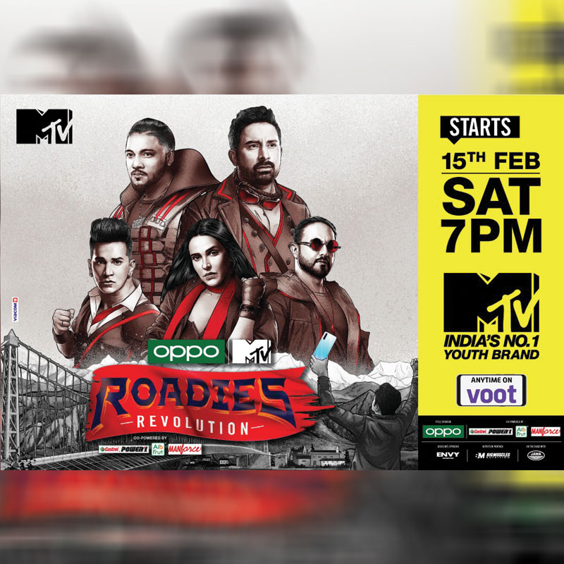MTV to premiere 17th season of Roadies on 15 Feb