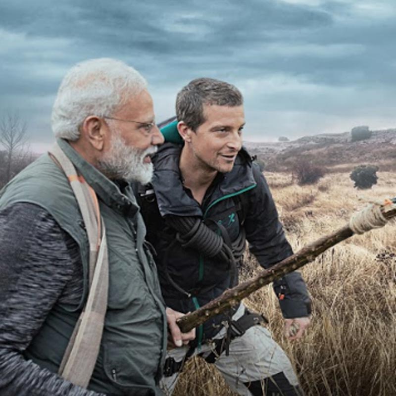 Special episode of man v/s wild, featuring pm Modi on Netflix