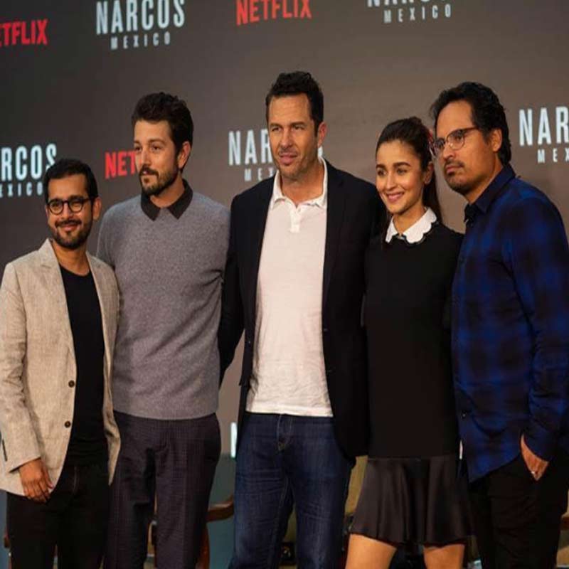 Narcos: Mexico team meets Bollywood sweetheart Alia Bhatt and director Shakun Batra