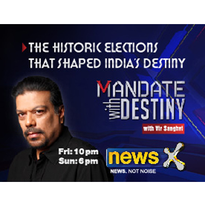 NewsX launches ‘Mandate with Destiny’ with Vir Sanghvi