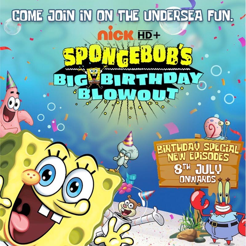 Nickelodeon celebrates SpongeBob SquarePants’ 20th birthday