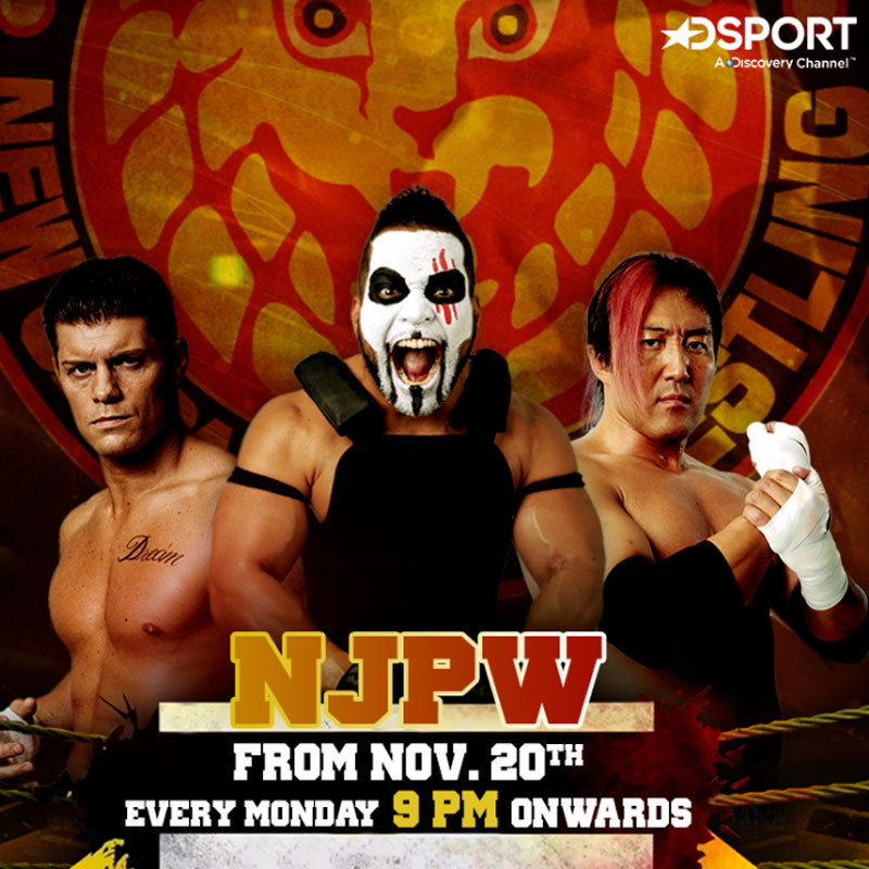 Dsport acquires broadcast rights of New Japan Pro-Wrestling
